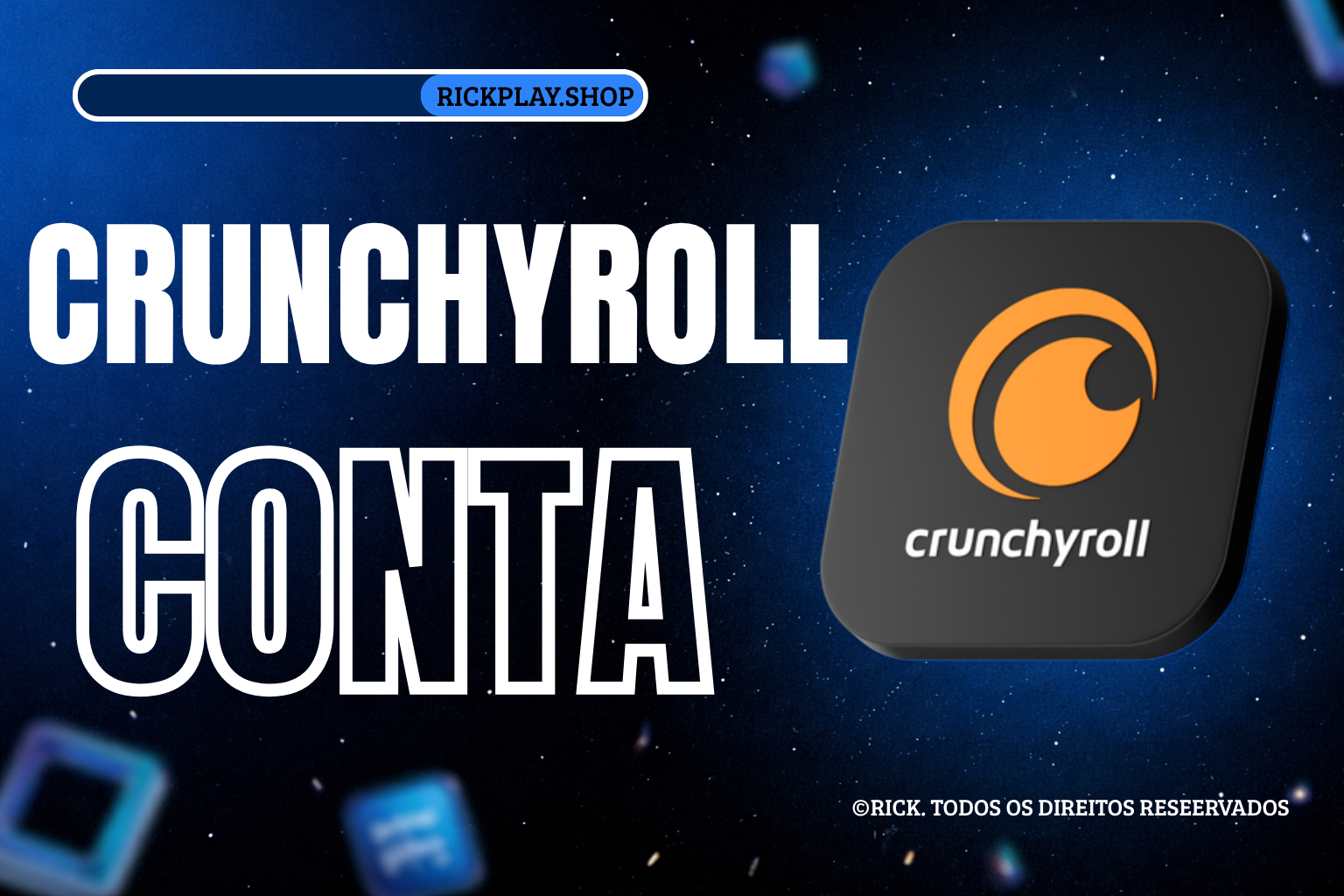 Conta crunchyroll  com 5 perfis